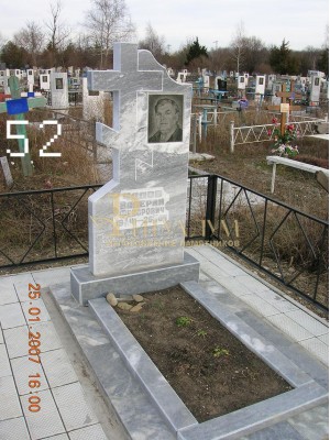 Памятник из мрамора стандарт 52 — ritualum.ru